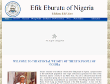 Tablet Screenshot of efikeburutu.org